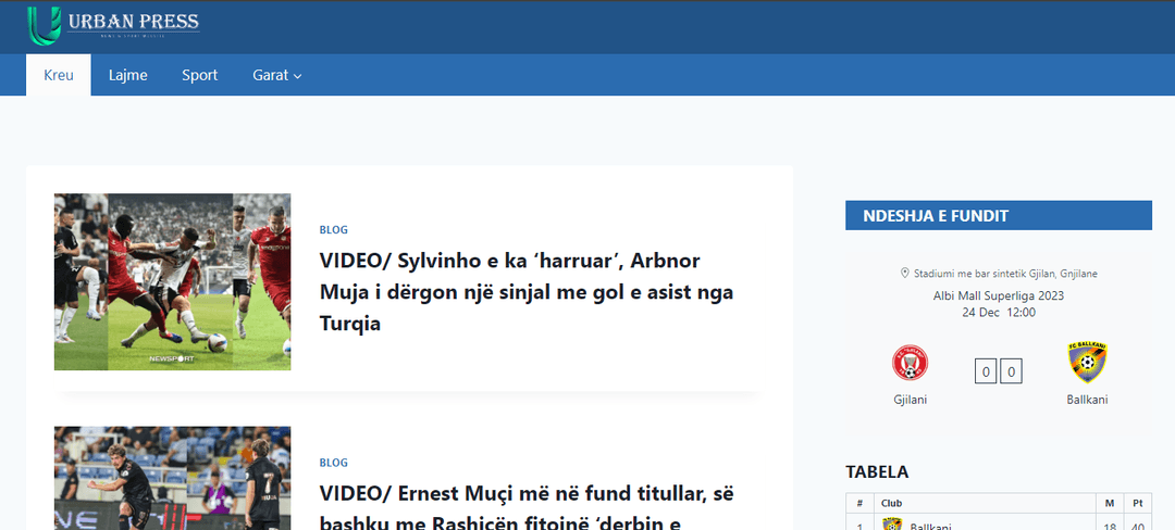 News Website